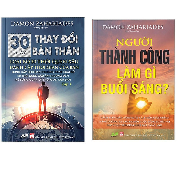 Combo 30 Ngày Thay Đổi Bản Thân - Loại Bỏ 30 Thói Quen Xấu Đánh Cắp Thời Gian Của Bạn - Tập 1Người Thành Công Làm Gì Buổi Sáng