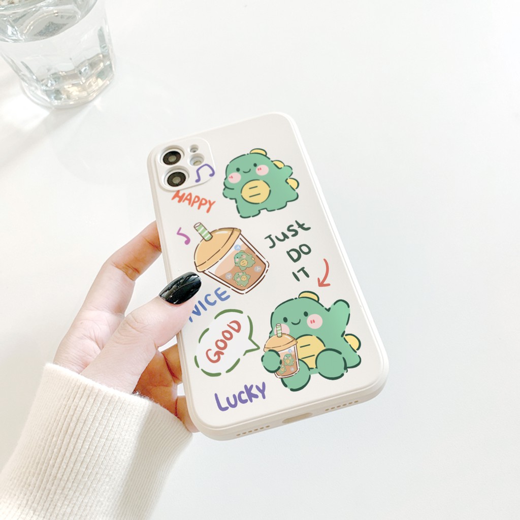 Ốp Lưng Cạnh Vuông Colorful Dành Cho iPhone 6 / 6 Plus / 7 / 7 Plus / 8 / 8 Plus / X / Xs / Xs Max / 11 / 11 Pro / 11 Pro Max / 12 / 12 Pro / 12 Pro Max