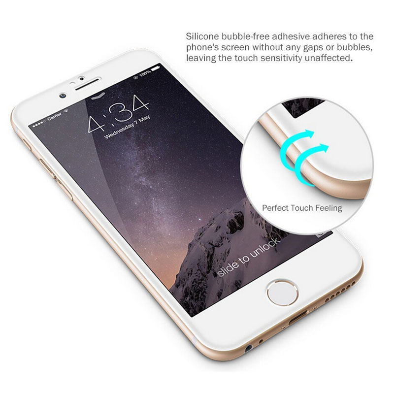 Miếng dán kính cường lực cho iPhone 6 / 6s - Hàng nhập khẩu