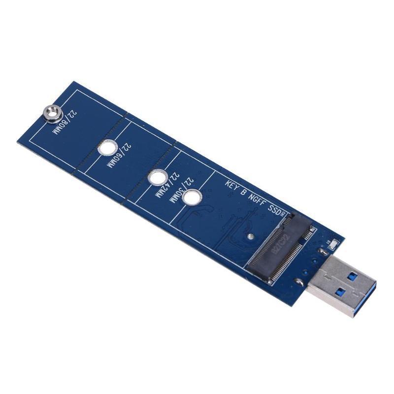 Khuyến mại USB 3.0 sang M.2 SSD USB3.0 sang NGFF B KEY SSD Ổ cứng gắn ngoài Hộp