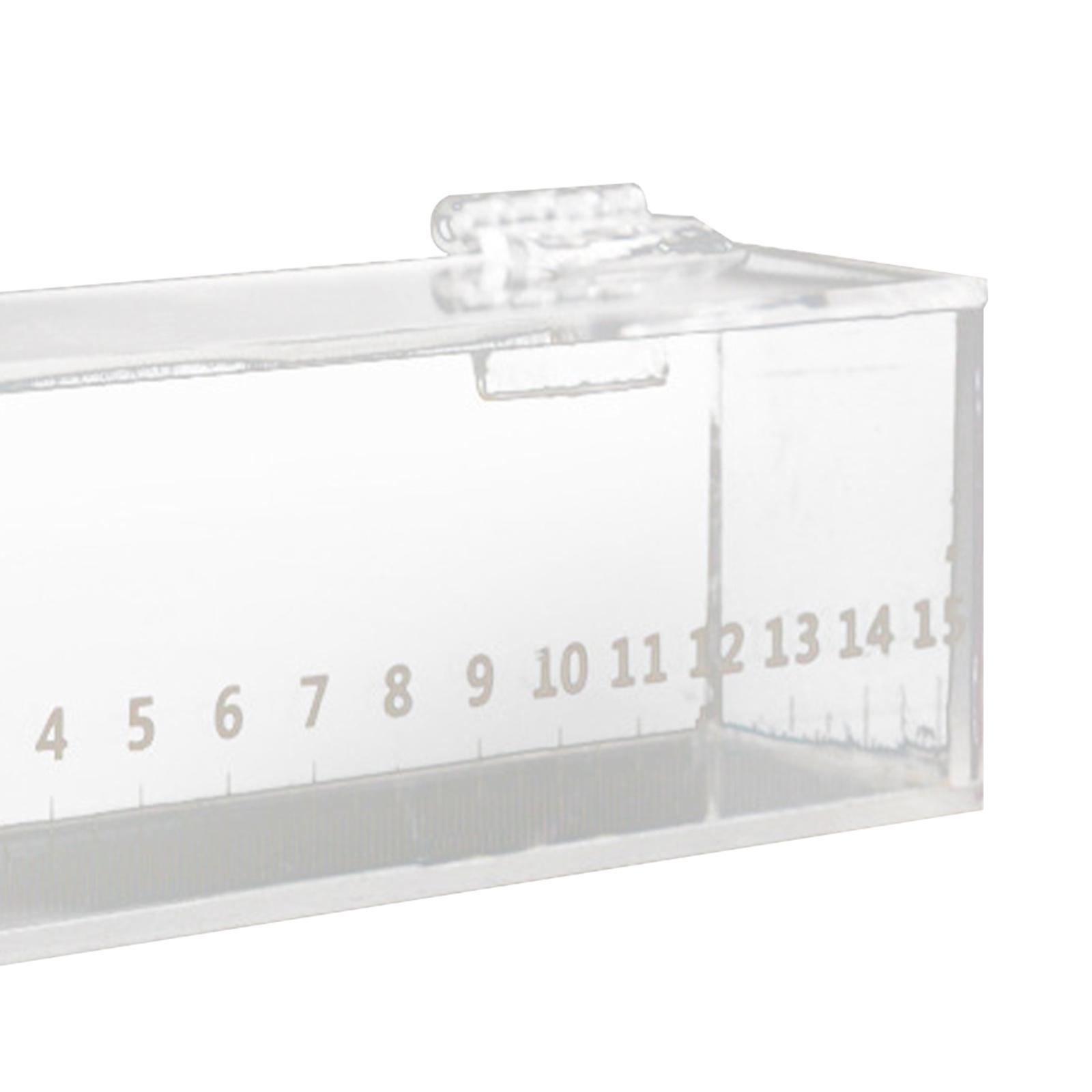 Fish Viewing Box Acrylic Small Holder Mini Aquarium Clear Fishing Photo Tank