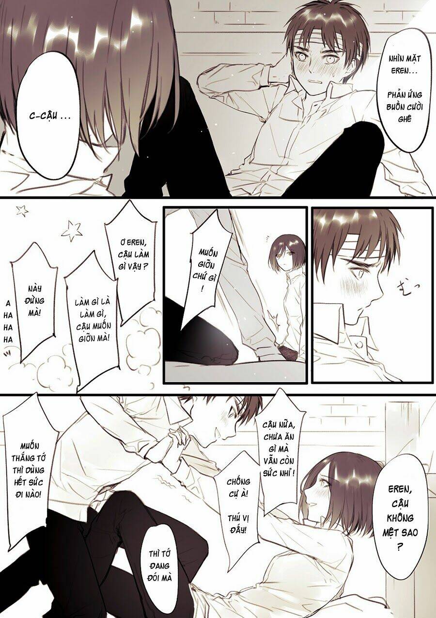 tấn công người khổng lồ - doujinshi eren x mikasa chapter 38 10