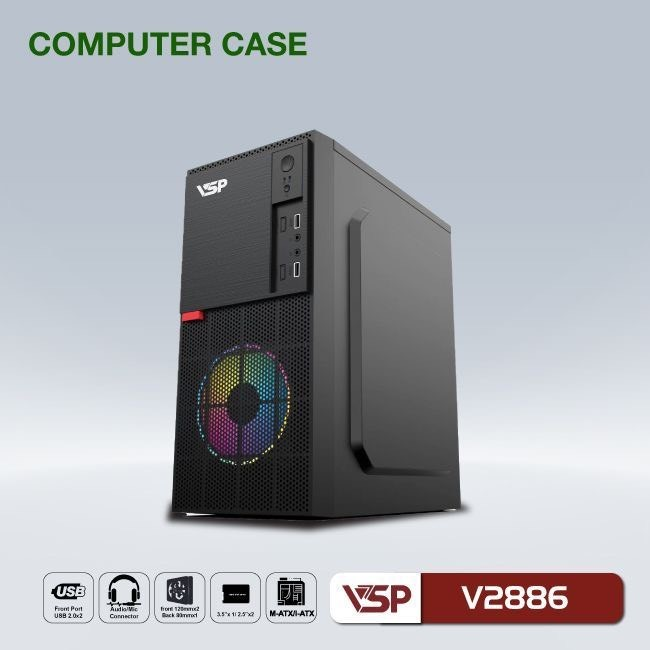 Vỏ case máy tính VSP V2886 - Hàng chính hãng