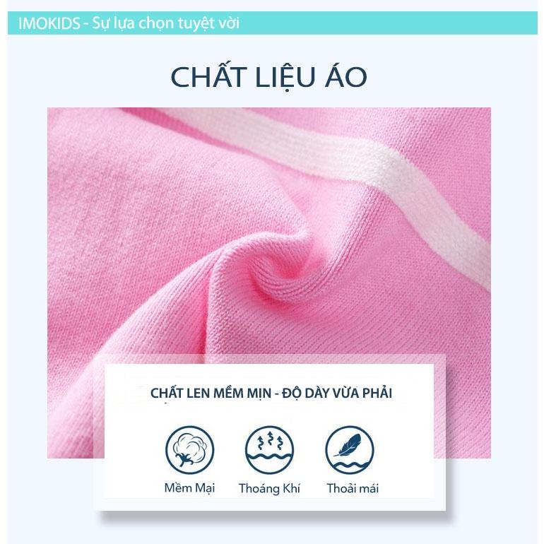 Áo len bé gái 07-18kg áo khoác trẻ em Quảng Châu chất len đẹp mẫu thỏ tim dễ thương len chui đầu cho bé mùa thu đông