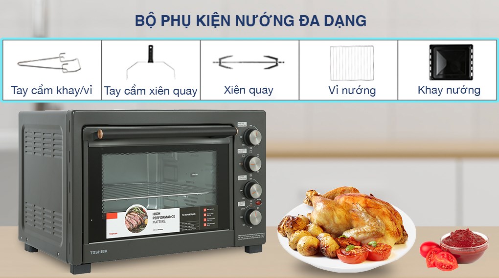 Lò nướng Toshiba TL-MC40EZF 40 lít - Hàng chính hãng