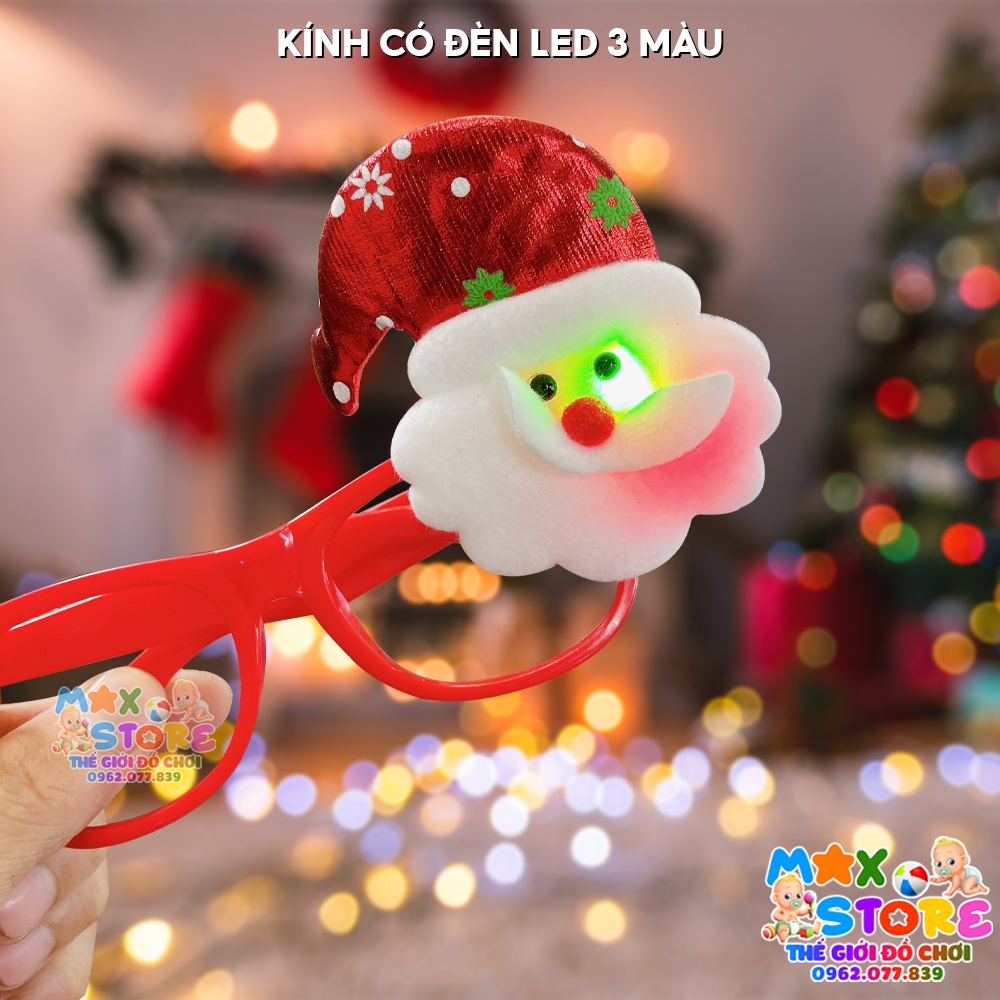 Mắt Kính Noel Cho Bé Đủ Kiểu Siêu Cute Chọn Ngẫu Nhiên