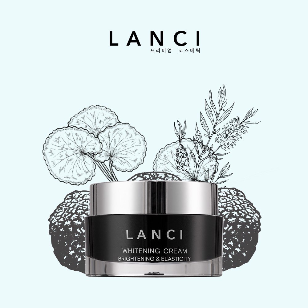 Kem dưỡng trắng da Lanci Whitening Cream Hàn Quốc chống lão hóa giúp da mềm mịn 50 gram