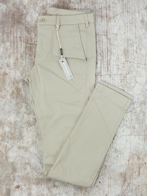 Quần Kaki Nam MEN Skinny Chino Flat Front Pants Cream - SIZE 29-30-32-34
