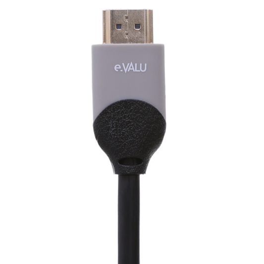 Cáp HDMI 2.0 Tròn 2.0m eVALU DS201-WB - Hàng chính hãng