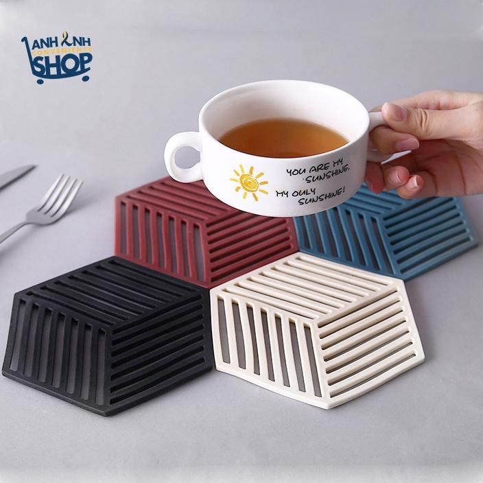 Lót Nồi Cách Nhiệt Chất Liệu TPE Hình Ngũ Giác