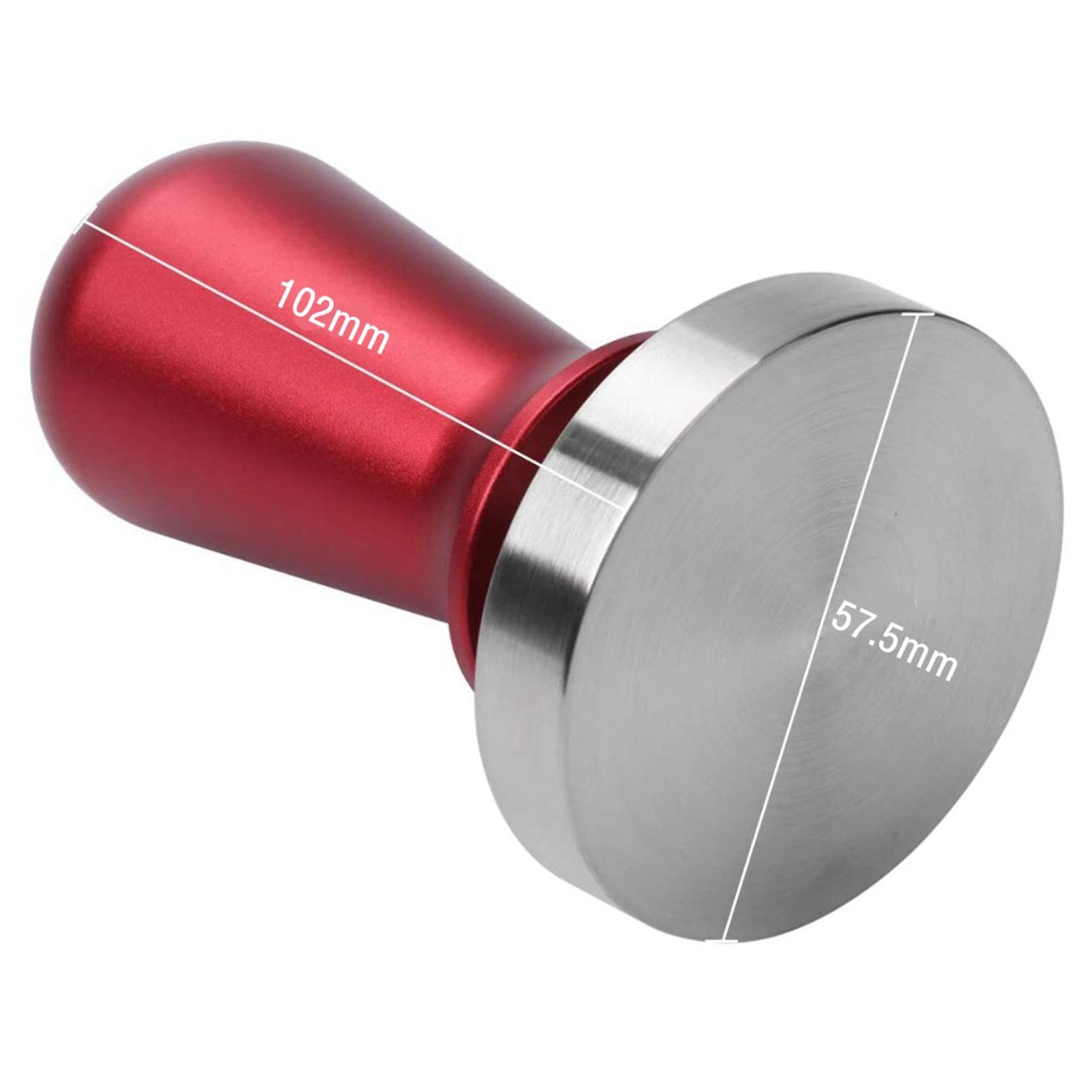 2x Barista Coffee Tamper Coffee Bean Hand Press Flat Base 57.5MM Coffee Machine Coffee Leveler Home