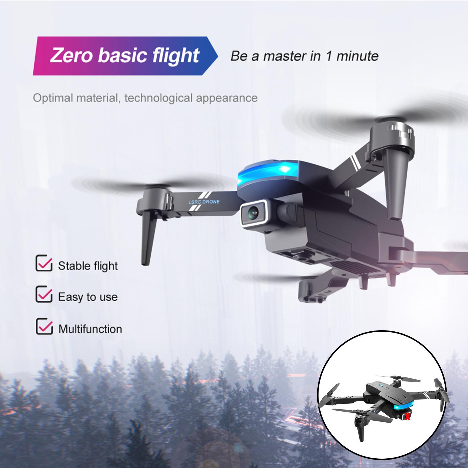 Foldable  Drone 4-Axis Gimbal Dual Camera Live Video  1 battery