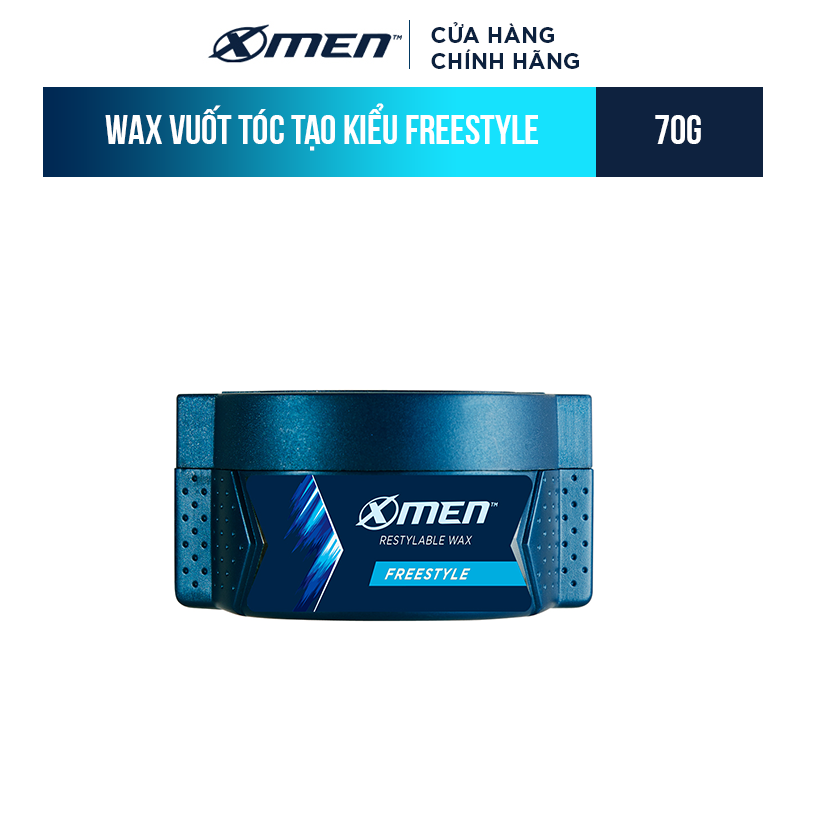 Wax tạo kiểu tóc X-Men Freestyle - Vuốt nhẹ tự nhiên 70g