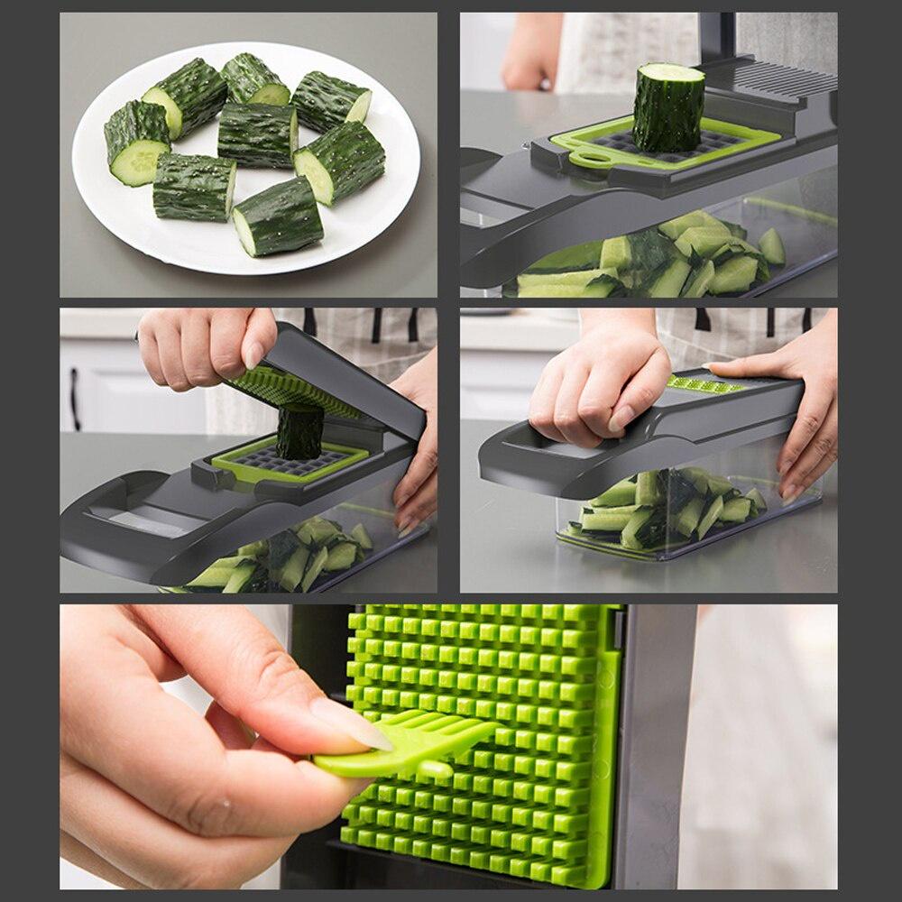 Multifunctional Vegetable Fruits Tool Potato Ricer Vegetable Slicer Peeler Cutter Carrot Shredder Grater Kitchen Accessories
