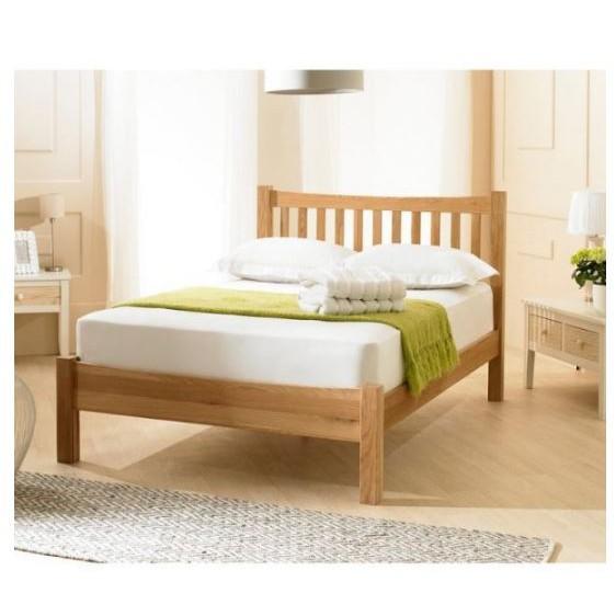 Giường nan dọc gỗ sồi Mỹ 1m2x2m