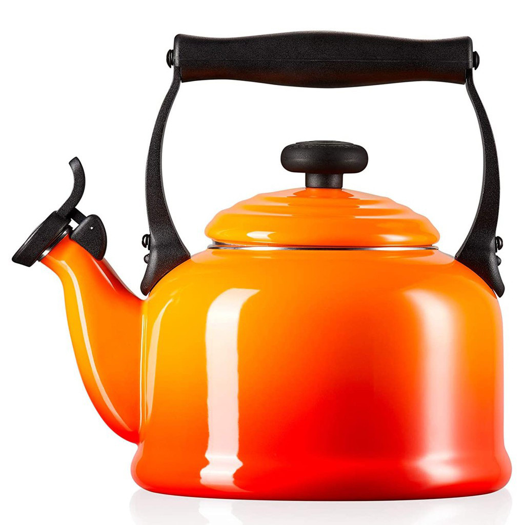 Ấm đun nước trên bếp từ LeCreuset TRADITION 2,1L màu cam - Đồ Gia Dụng Đức, Châu Âu - Homeliving