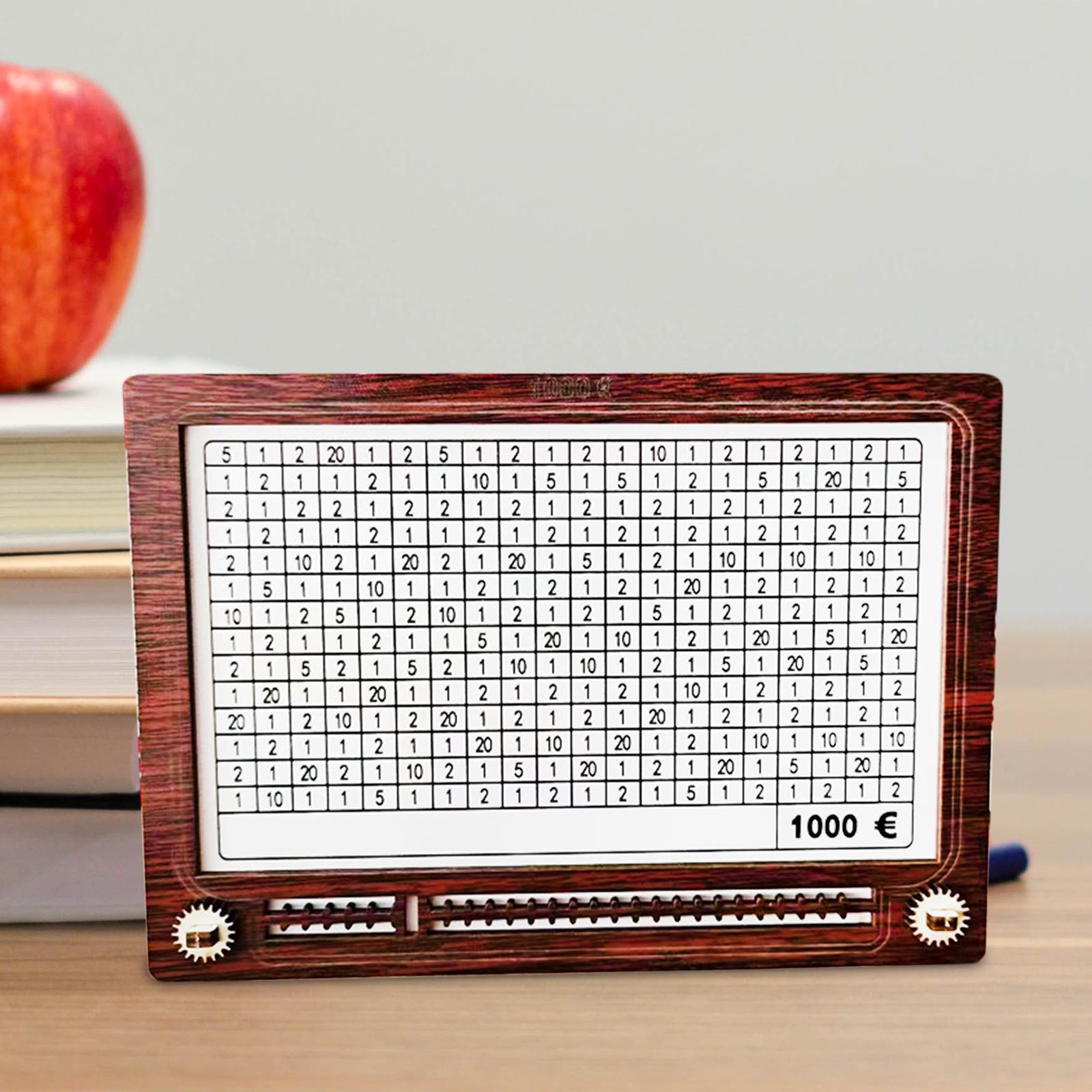 Wooden Money Box Crafts Display Large Piggy Bank for Adults Boys Girls Child