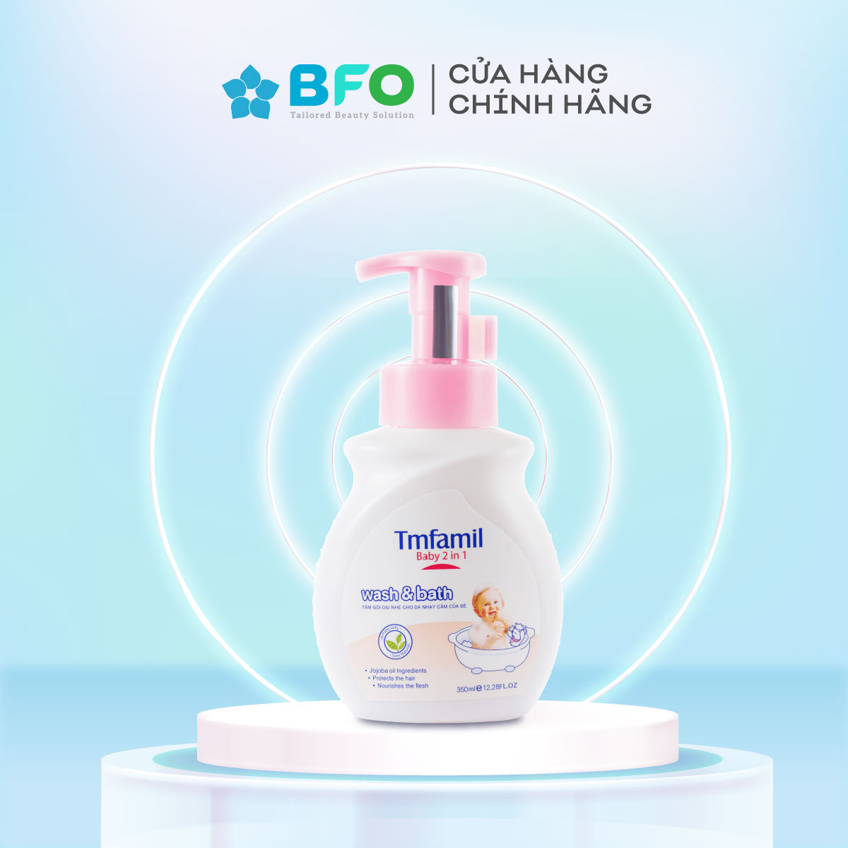 Sữa Tắm Gội Cho Bé Công Nghệ Anh Quốc Tami Natural 2 Trong 1 An Toàn Dịu Nhẹ 350ml