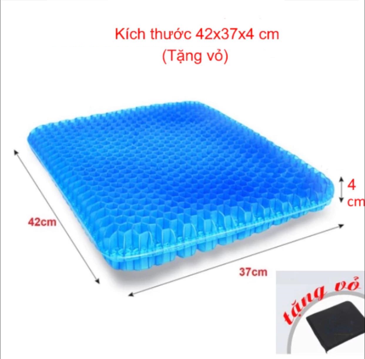 Đệm Ngồi Silicon, Đệm Ngồi Thoáng Khí 3D Thế Hệ Mới, Chống Đau Mỏi - Hàng Nhập Khẩu