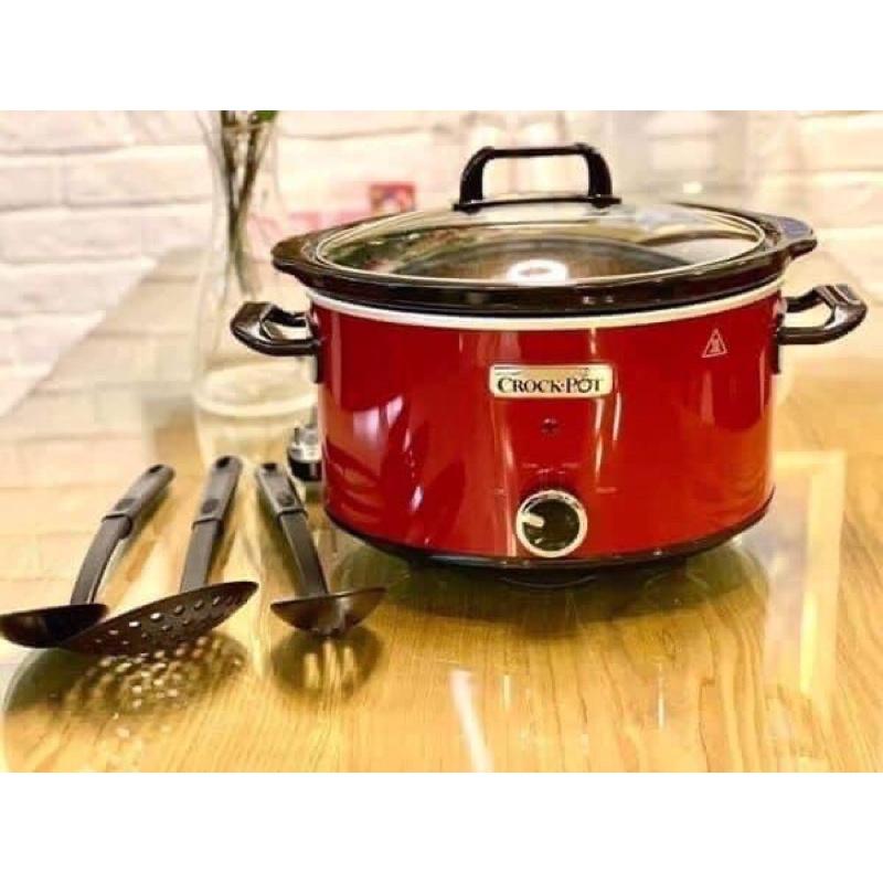 Nồi Nấu Chậm Crock - Pot, Dung Tích 3.5L, 2 Mức Nhiệt Tùy Chỉnh, Nhập Đức, Bảo Hành 12 Tháng