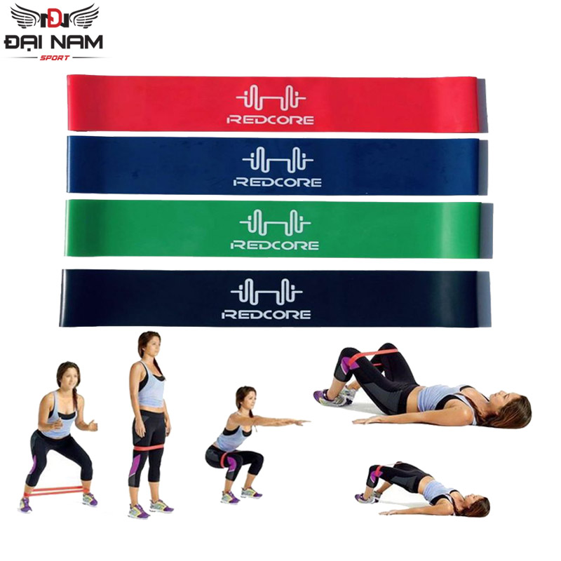 Bộ 4 Dây Kháng Lực Miniband SP091 Tập Mông,Chân Và Yoga Cho Nam, Nữ Đại Nam Sprort (Hàng Loại 1)