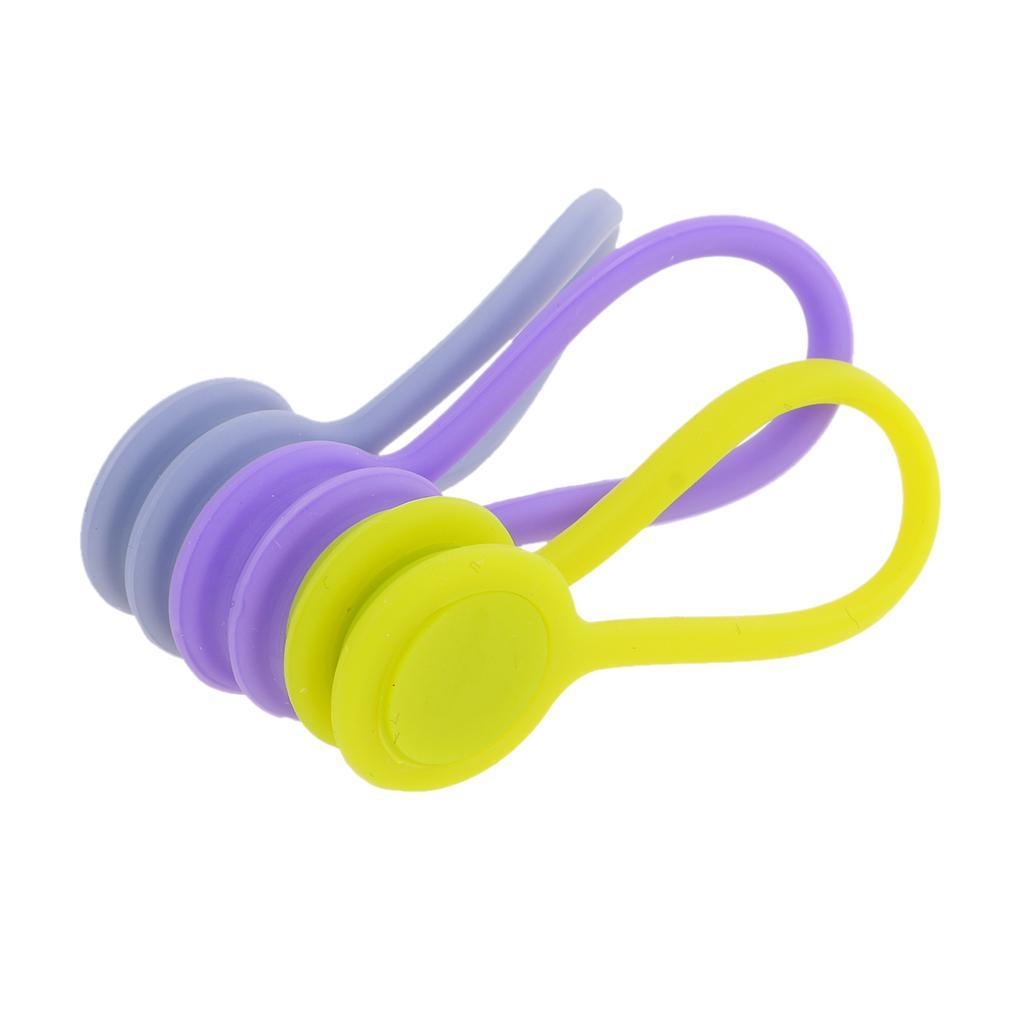 12x  Earphone Cable Winder Wrap for  Wire / Keychain Clip Holder