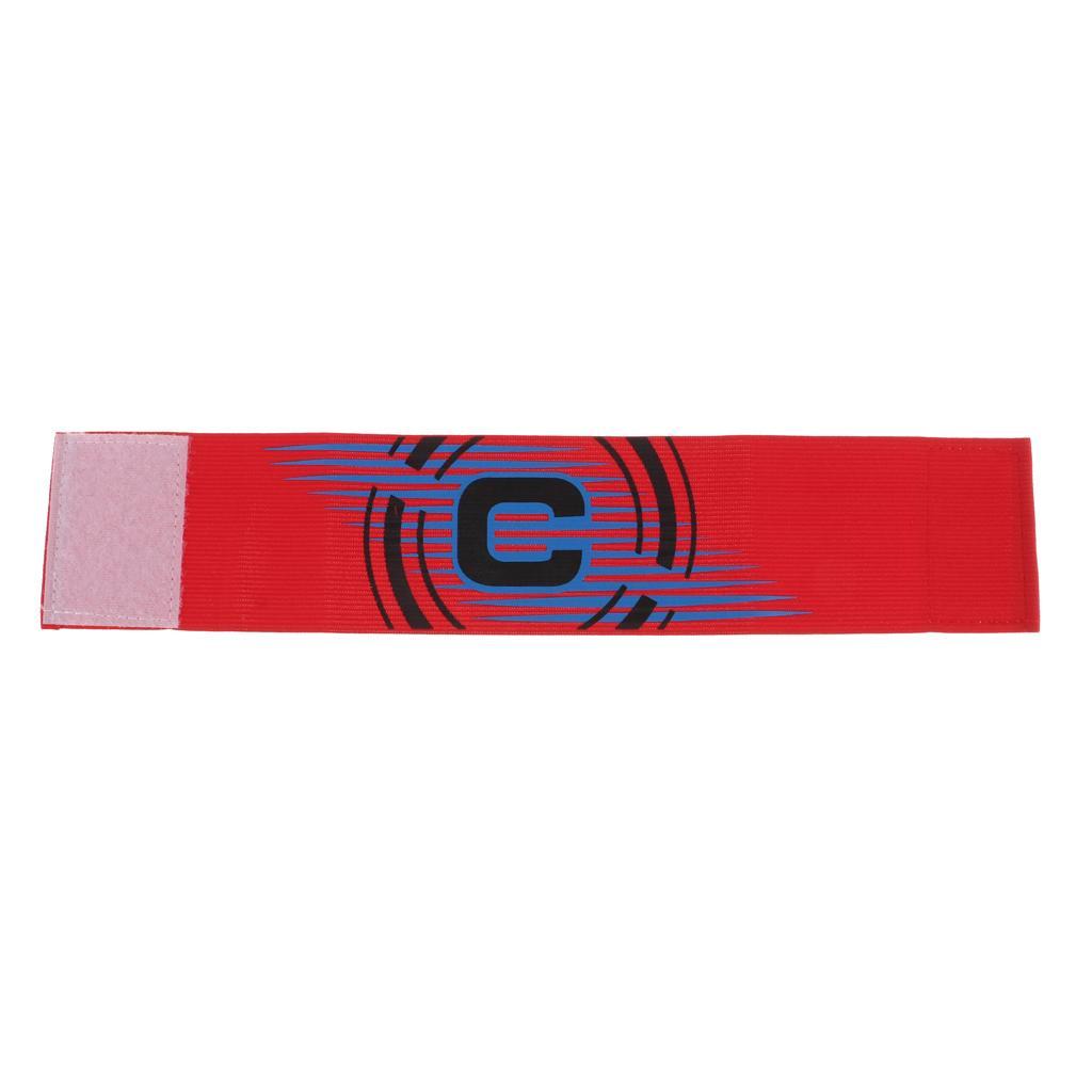 3-5pack Captain Armband Football Soccer Sports Adjustable Arm Bands Red