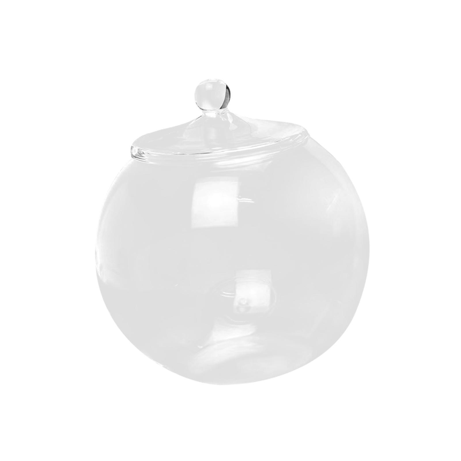 Glass Terrarium, Glass Plant Container, Sealed Storage Jar, Centerpiece Planter Jar Micro Landscape Bottle for Candy Coffee kitchen Nuts