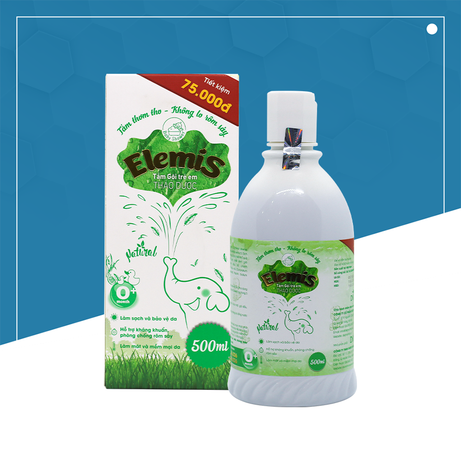 Nước tắm thảo dược Elemis 500ml - DK Pharma