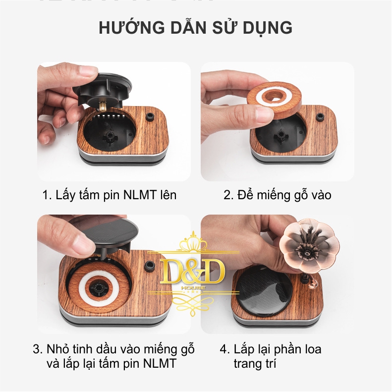 Tinh dầu ôtô, xe hơi mô hình máy hát đĩa cổ điển quay bằng năng lượng mặt trời