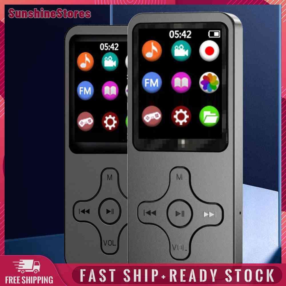 ☼Yimumiya ☼ Máy Nghe Nhạc MP4 Video MP3 FM Radio Bluetooth 5.0 Đi Bộ Dành Cho Học Sinh