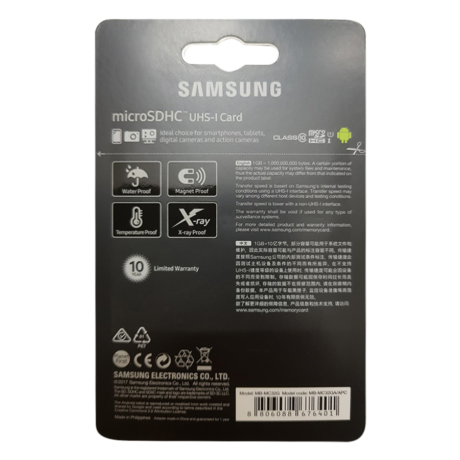 Thẻ Nhớ Micro SD Samsung Evo Plus 32GB Class 10 - 95MB/s (Kèm Adapter) - Hàng Nhập Khẩu