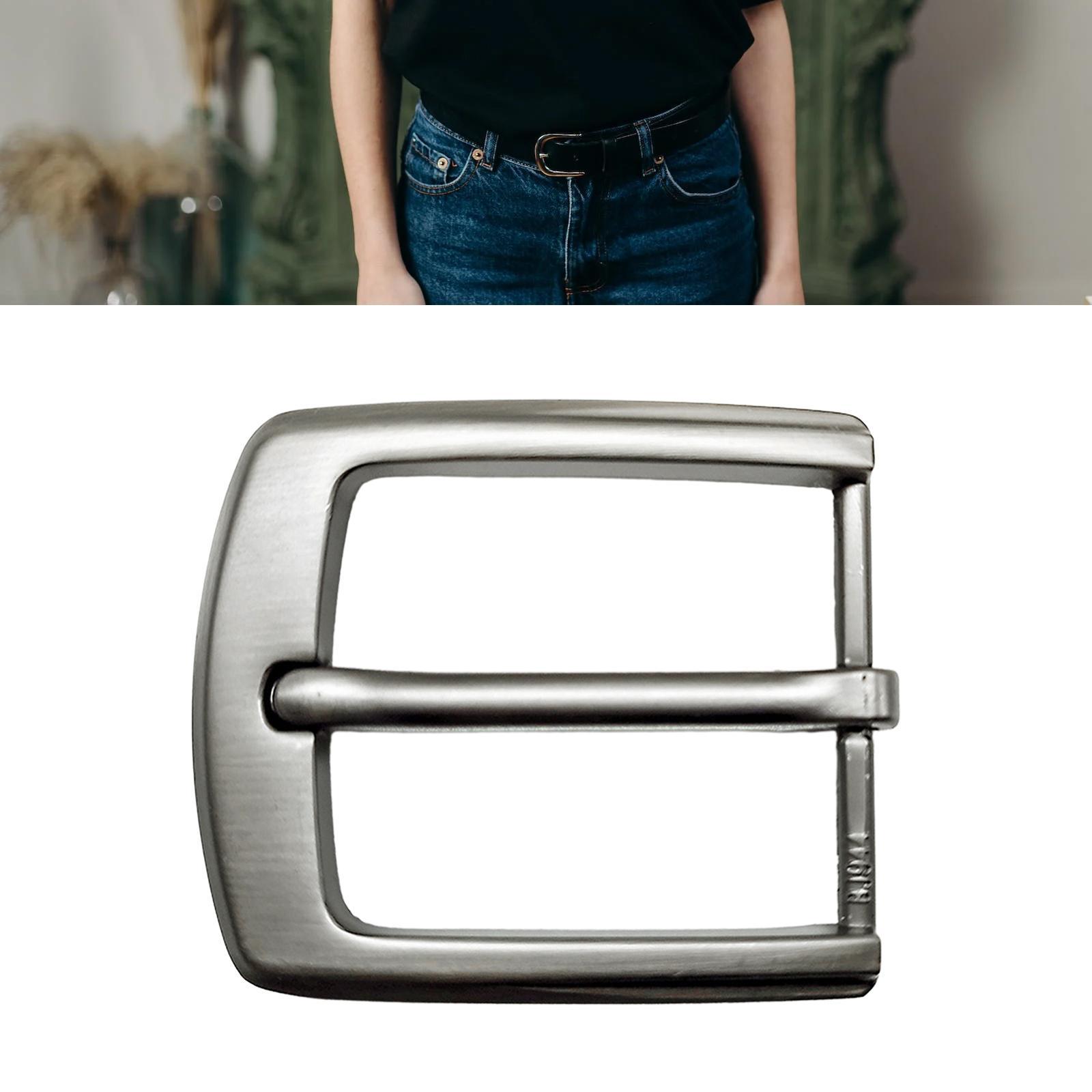 Belt Buckle Square Replacement Buckle for Belt Accessories Leather Strap Men