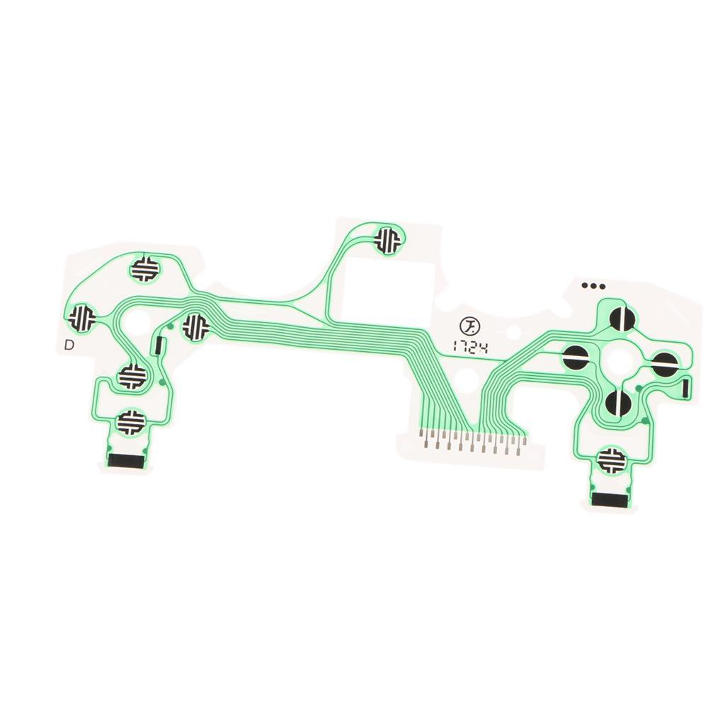 2X Conductive Film Keypad Flat Flex Ribbon Cable For Sony PS4 Controller Green