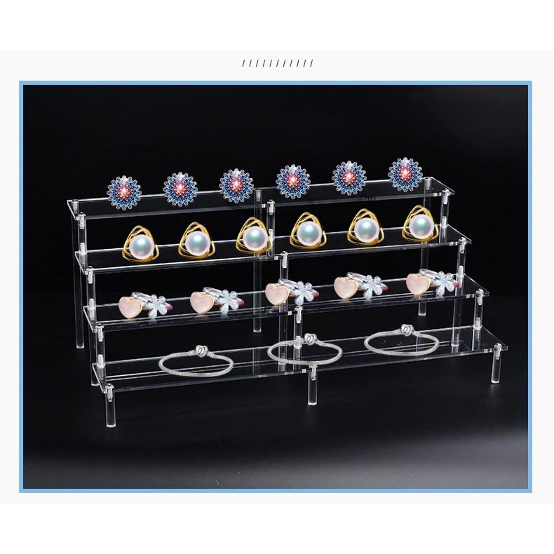 20x8x5cm,1-5 tầng,10 màu sắc, Kệ/giá đỡ Mica trưng bày Nhân Vật, Cupcake, Mỹ Phẩm, Nước Hoa, Trang Sức