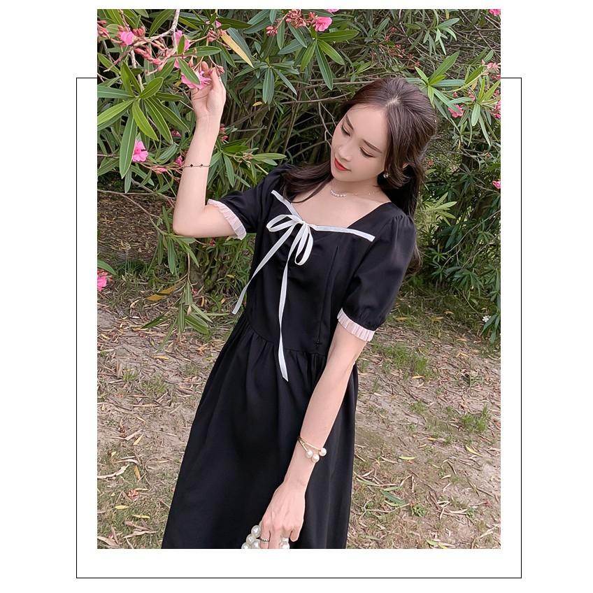 Váy Bầu Đầm Bầu Xinh Có Cúc Cho Bé Bú A1920