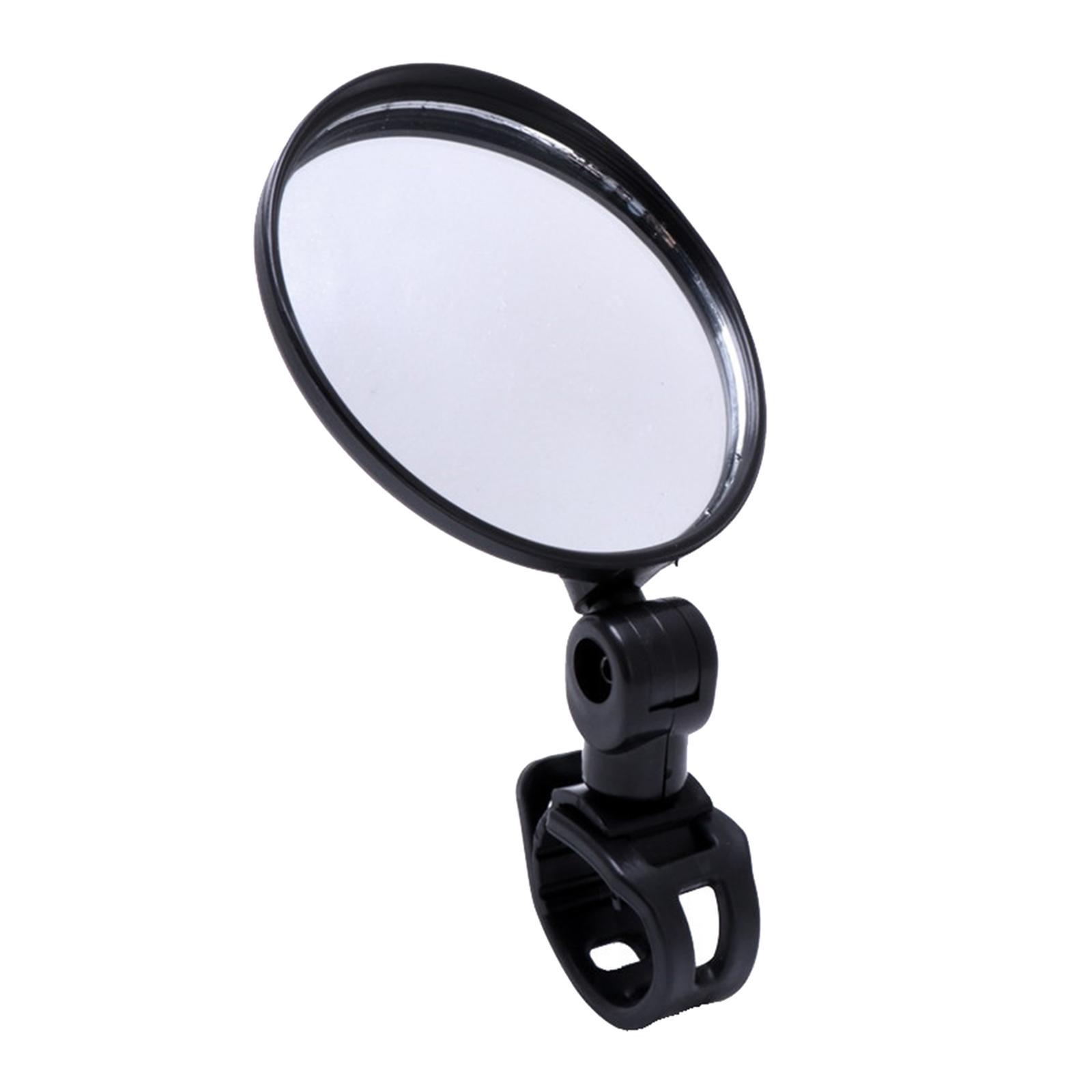 Black 15mm-35mm Rear View Mirror HandleBar End for Electric Bike