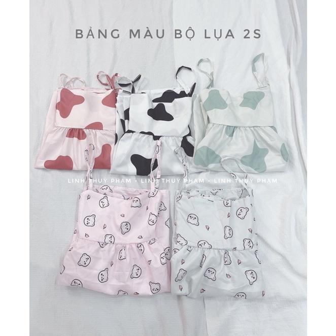 BỘ NGỦ 2S LỤA SATIN MÙA HÈ