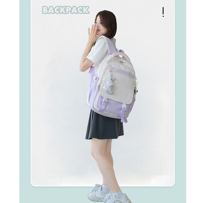 Balo thời trang phong cách Hàn Quốc dày dặn chống thấm nước dùng cho đi học, đi chơi - BEE GEE – BLTT9156