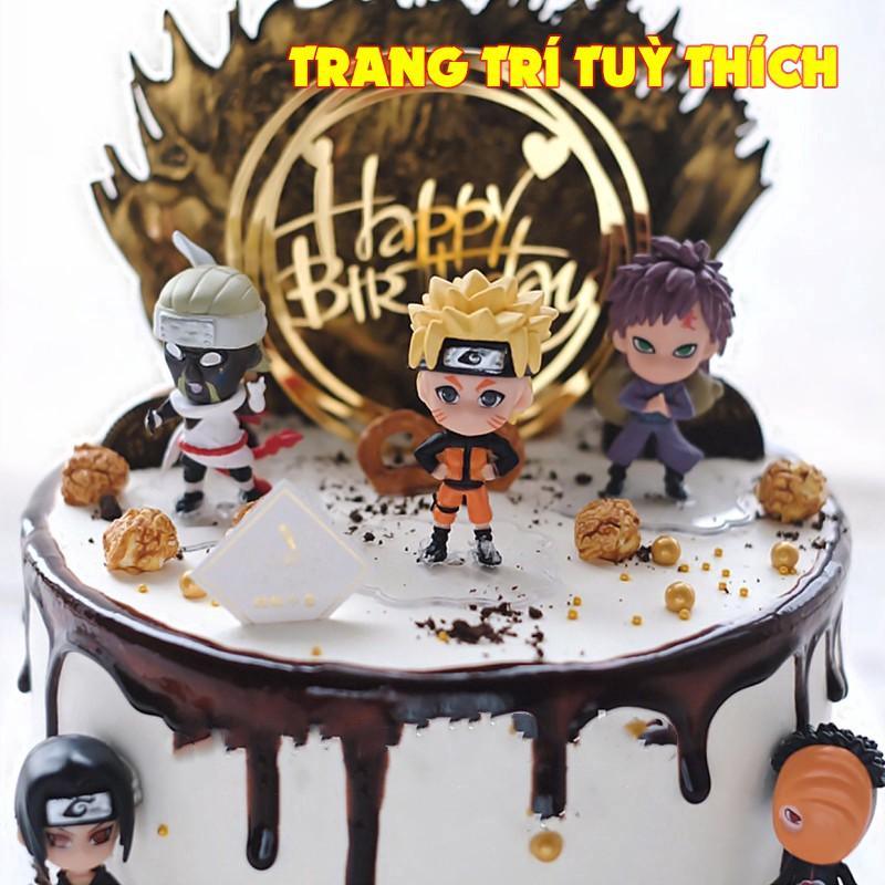 Mô Hình Naruto Chibi Phim Hoạt Hình, Đồ Chơi Mô Hình Chất Liệu PVC Bền Đẹp