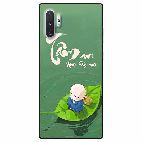 Ốp lưng dành cho Samsung Note 10 Plus mẫu Tâm Chiếc Lá