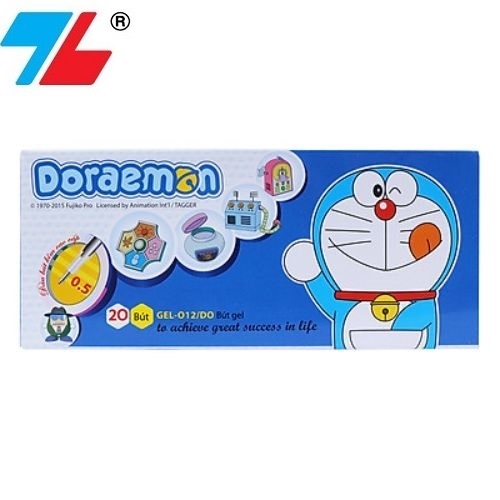 Hộp 20 cây bút gel 0.5mm Thiên Long Doraemon GEL-012/DO