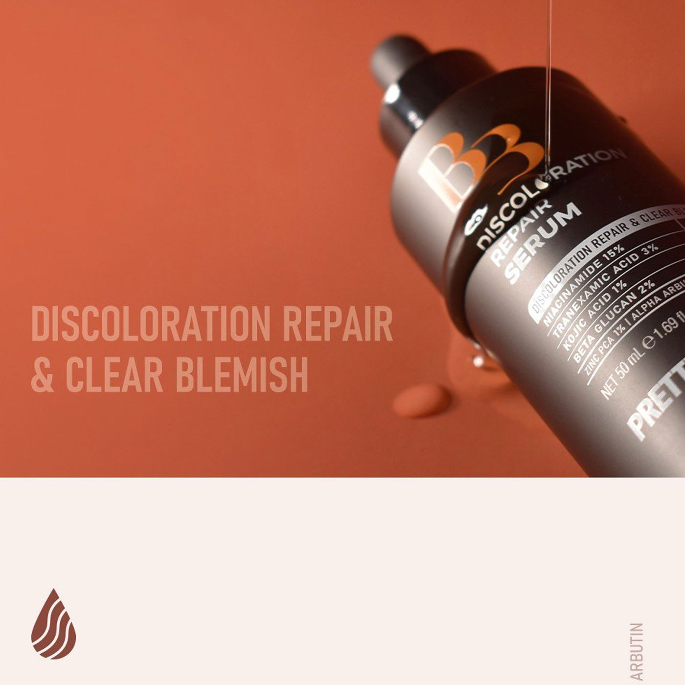 Tinh chất Prettyskin B3 Discolororation Repair Serum 50ml