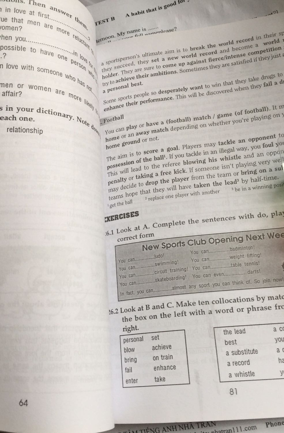 Từ Vựng Tiếng Anh Thực Hành (Trung Cấp) - English Collocation In Use (intermediate)