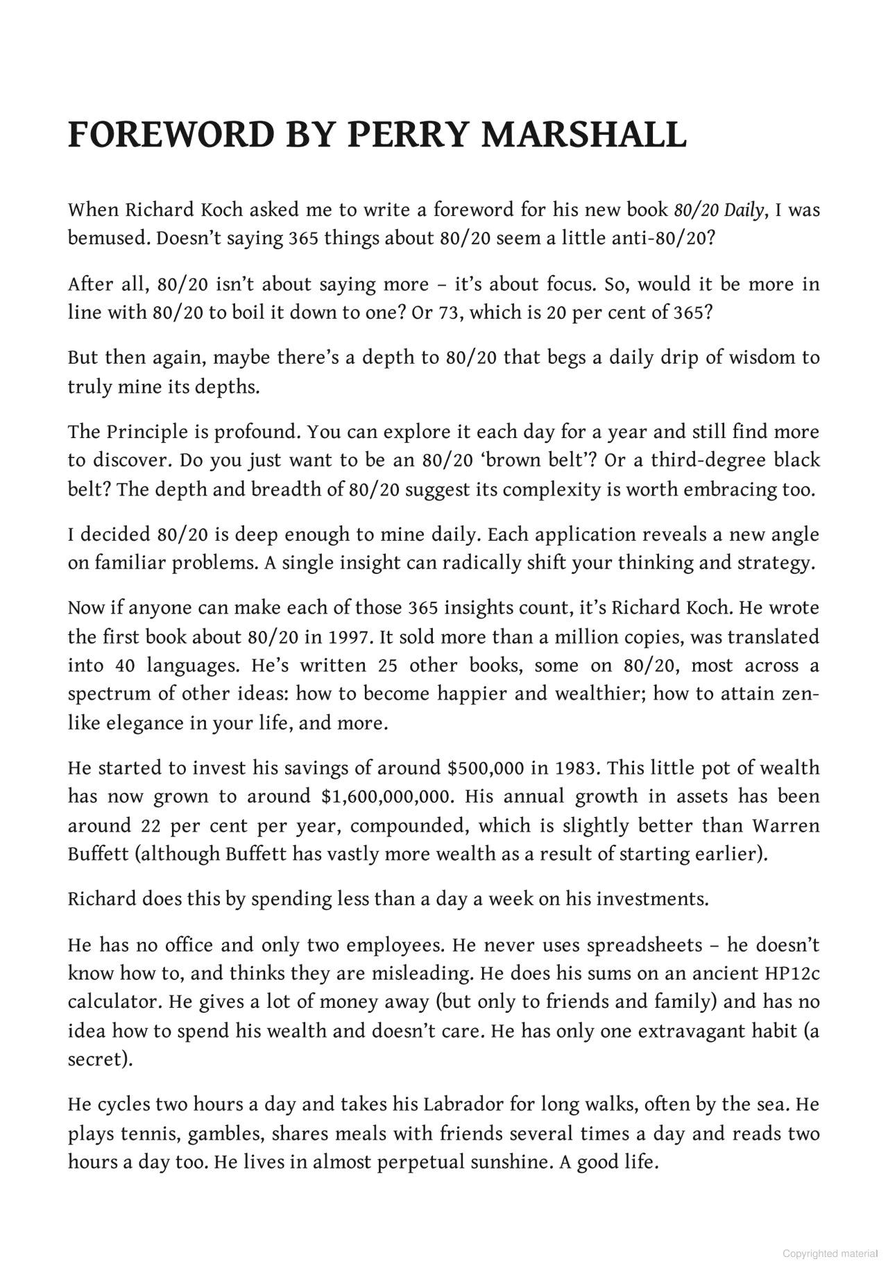 Sách ngoại văn: 80/20 Daily