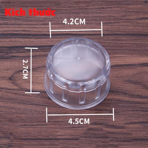 Nắp bình lắc pha chế shaker bằng nhựa cafe cocktail cao cấp đẹp dày dặn phù hợp với bình 350ml-500ml-700ml-1000ml