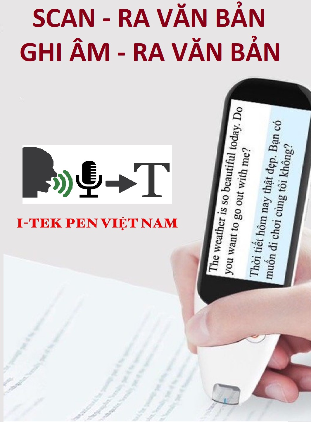 Bút Phiên Dịch Thông Minh Chính Hãng I - TEK PEN BẢN NÂNG CẤP 2022 ( Đọc Ra văn bản, Ghi Âm Ra Văn Bản, Scan Ra bản Văn Bản , Phiên Dịch Giao Tiếp 2 Chiều: Nghe - Nói )