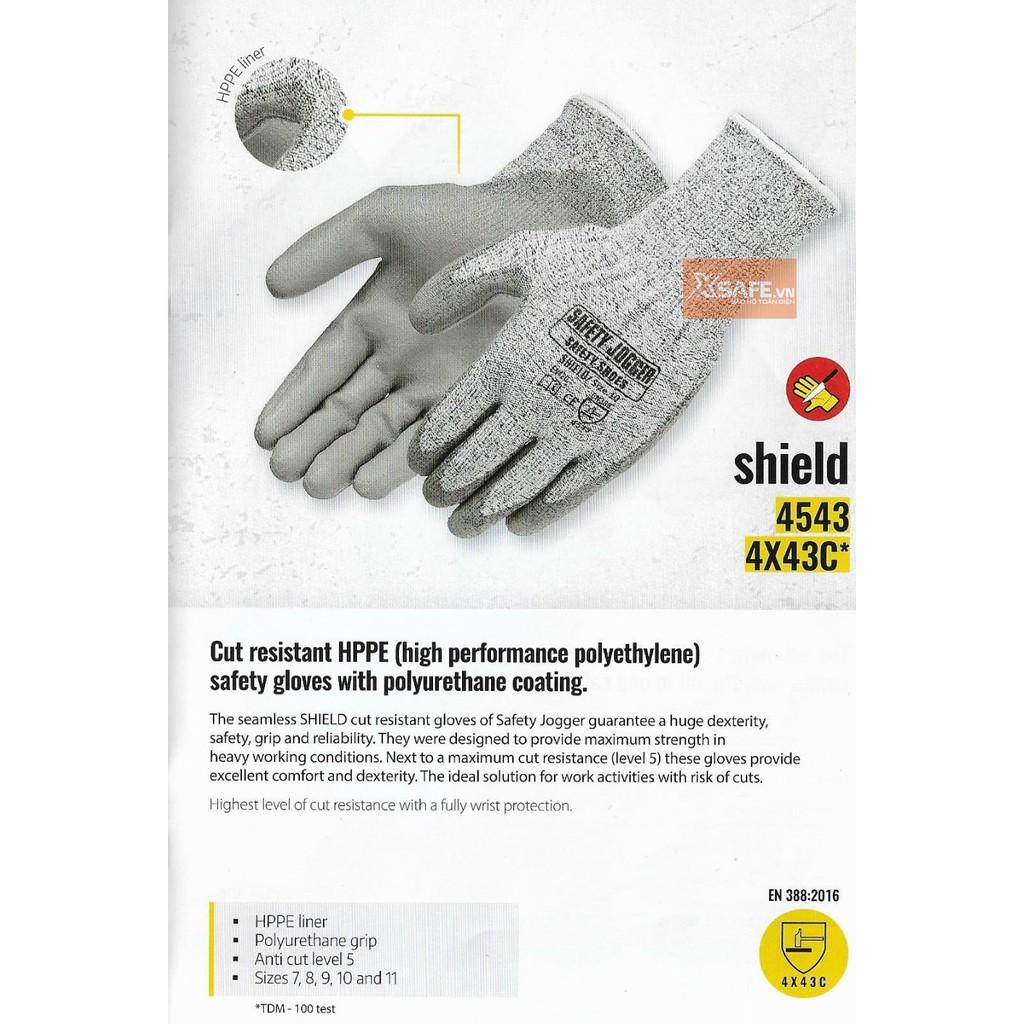 Găng tay chống cắt Jogger Shield - găng chống cắt cấp độ 5 - chống cắt, chống rách, chống đâm xuyên bảo hộ lao động