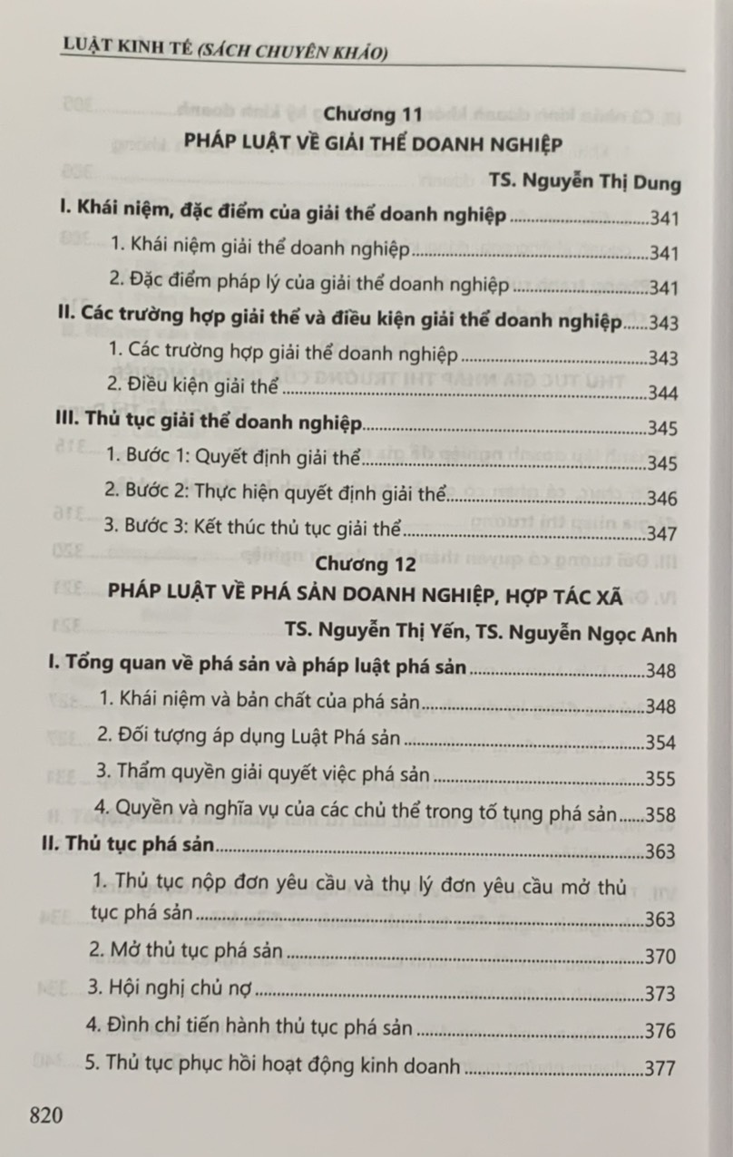 Luật kinh tế chuyên khảo