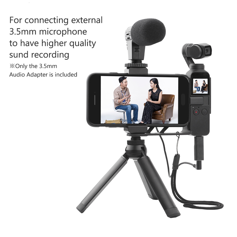 Bộ chuyển đổi âm thanh micrô Type-C sang 3,5 mm để kết nối micrô bên ngoài Tương thích với DJI Osmo